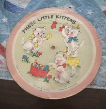 VOCO Cardboard Picture Record THREE LITTLE KITTENS 7