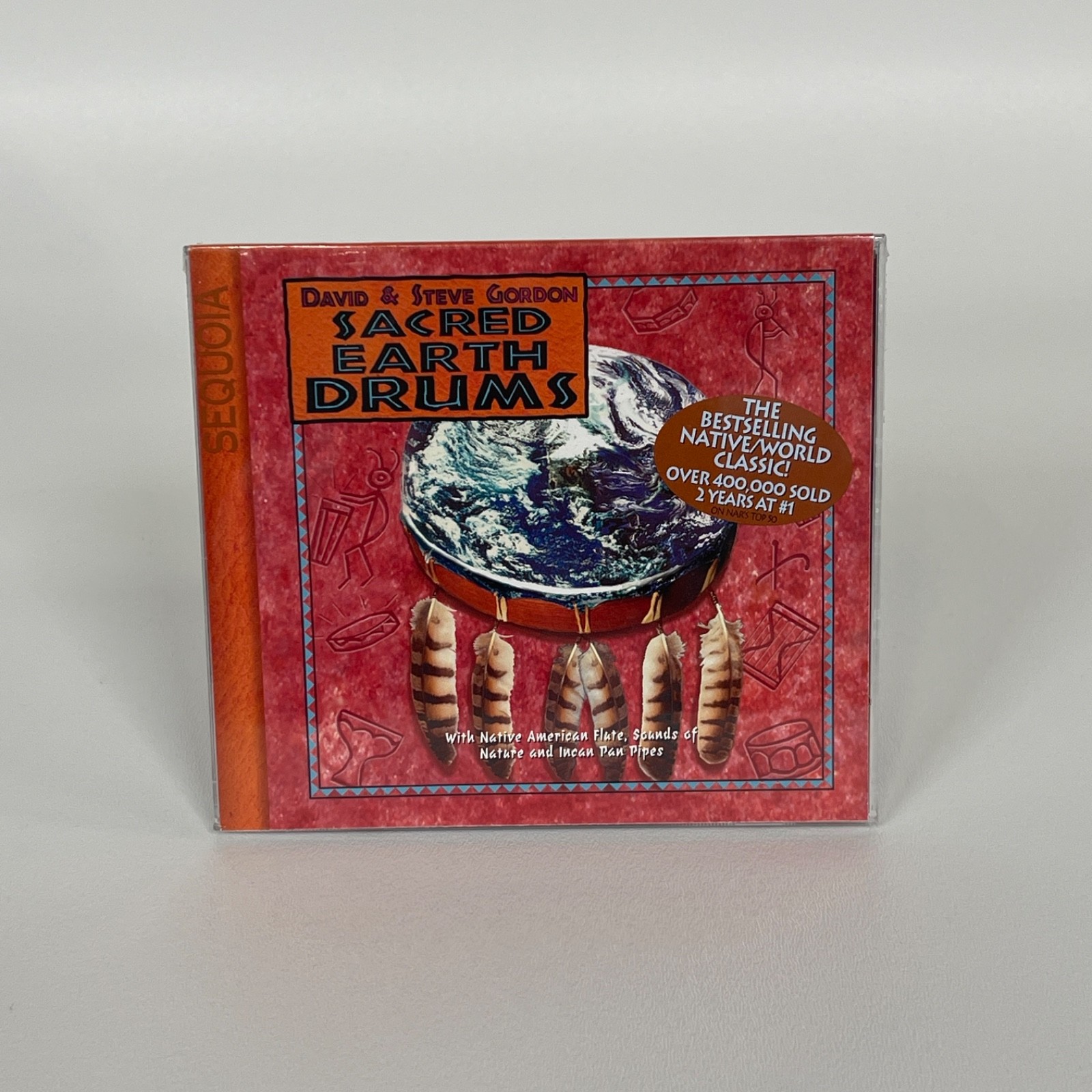 Sacred Earth Drums by David & Steve Gordon (CD, 2002 Sequoia Records) NEW/SEALED
