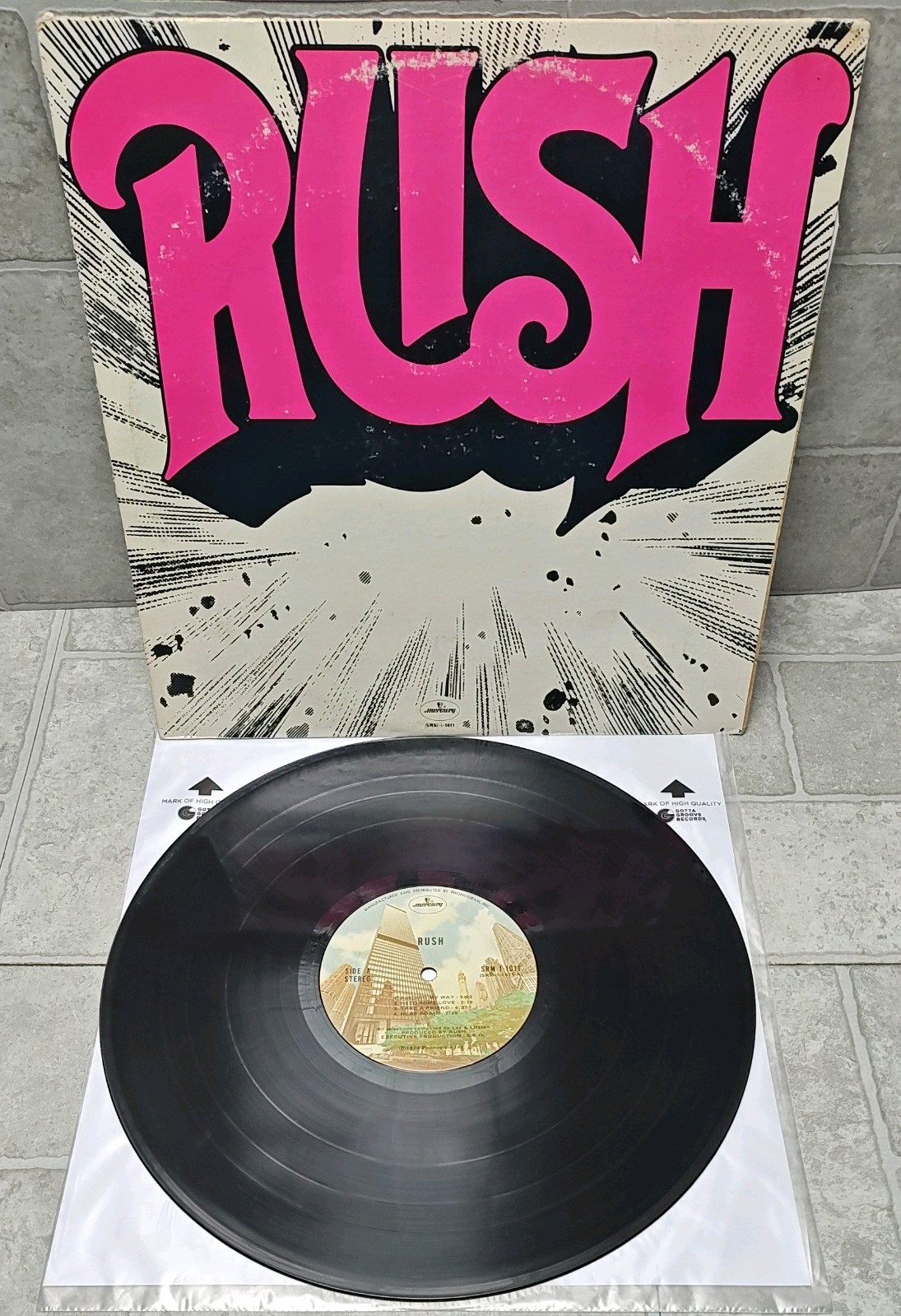 VG+ RUSH Self-Titled 1974 SRM-1-1011 Vinyl LP RECORD