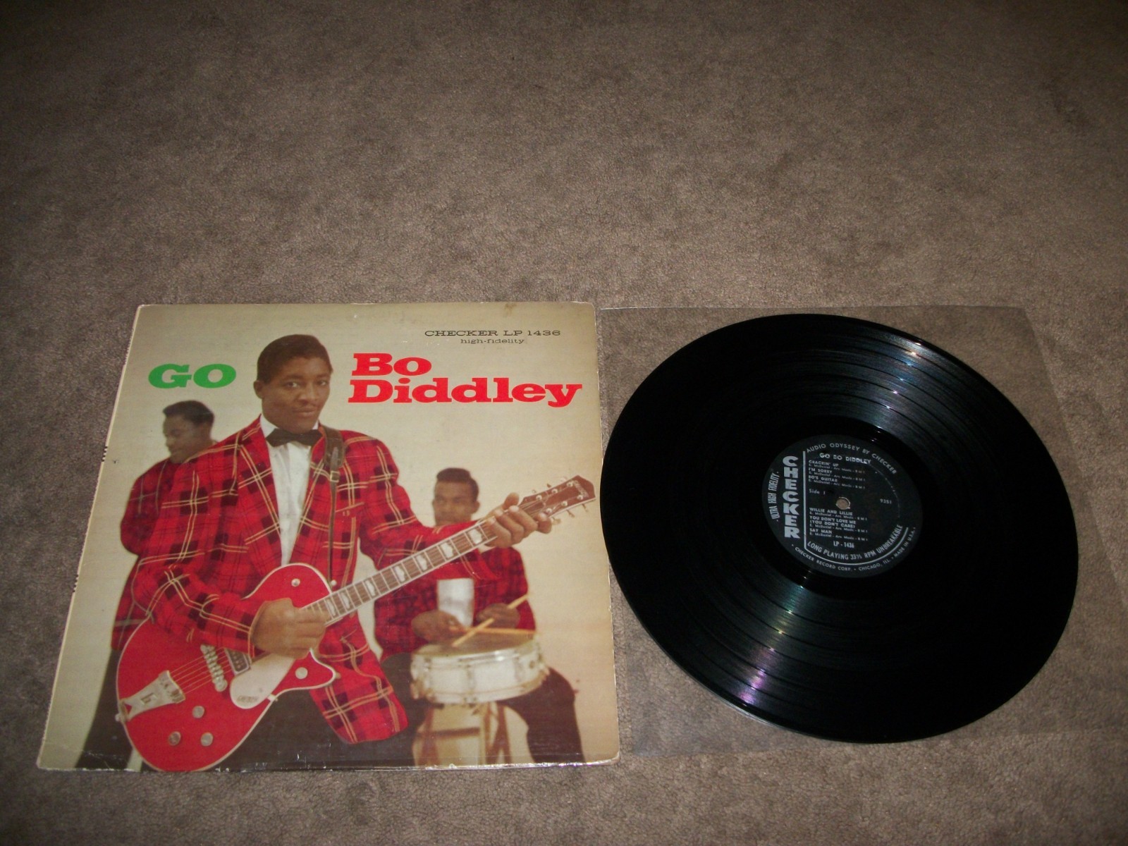 BO DIDDLEY - Go Bo Diddley LP Checker LP1436 *READ*