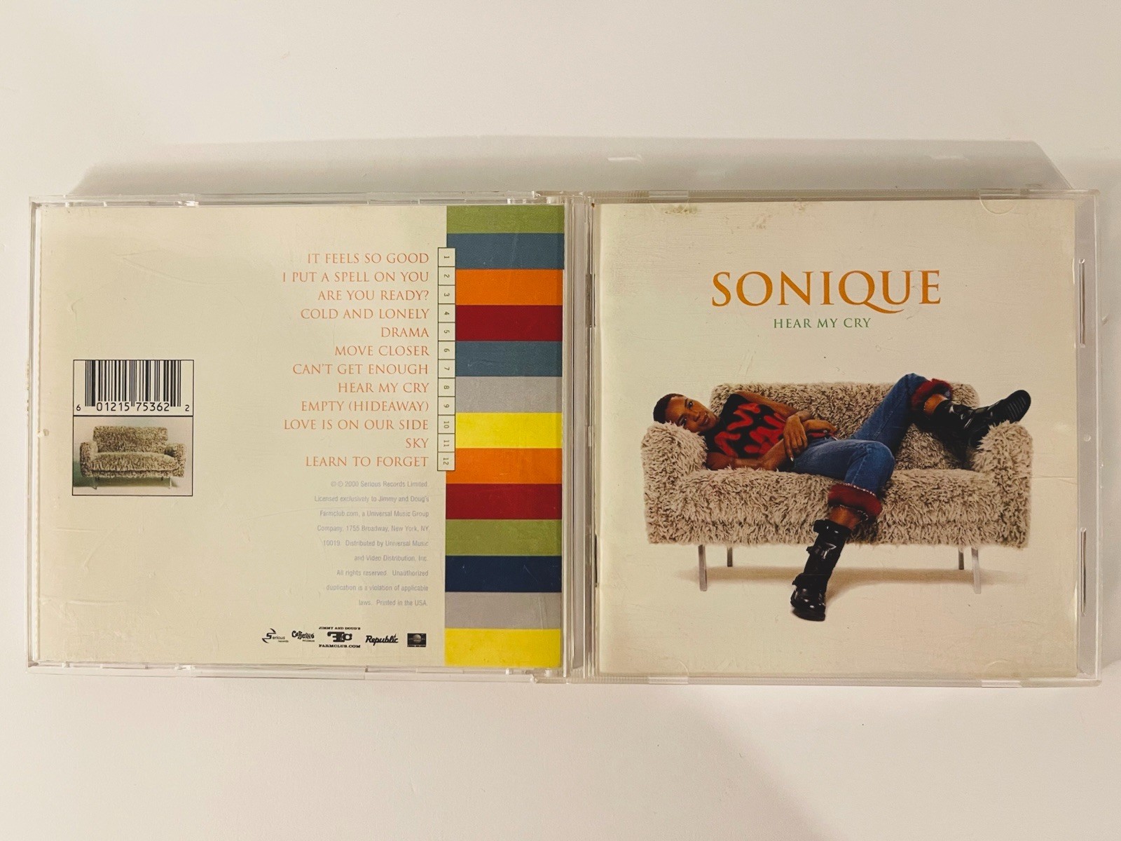 Sonique “Hear My Cry” CD 2000, Uptown/Universal, Sealed Serious Records