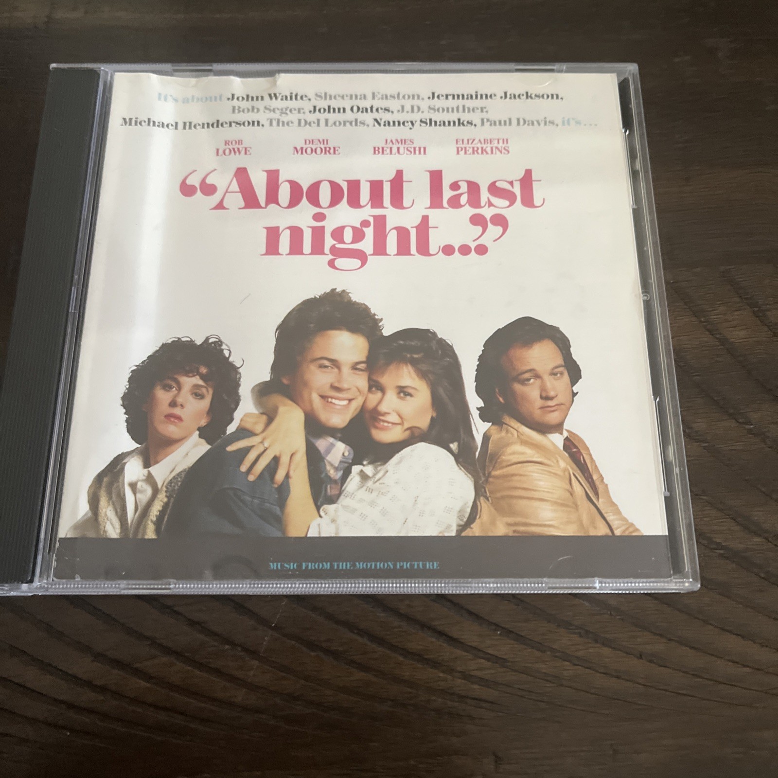 About Last Night [Soundtrack] CD 1988, EMI Bob Seger Sheena Easton