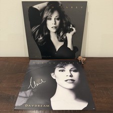Mariah Carey Daydream SIGNED Insert Vinyl 3LP 30th Anniversary Iridescent Gold 2 picture