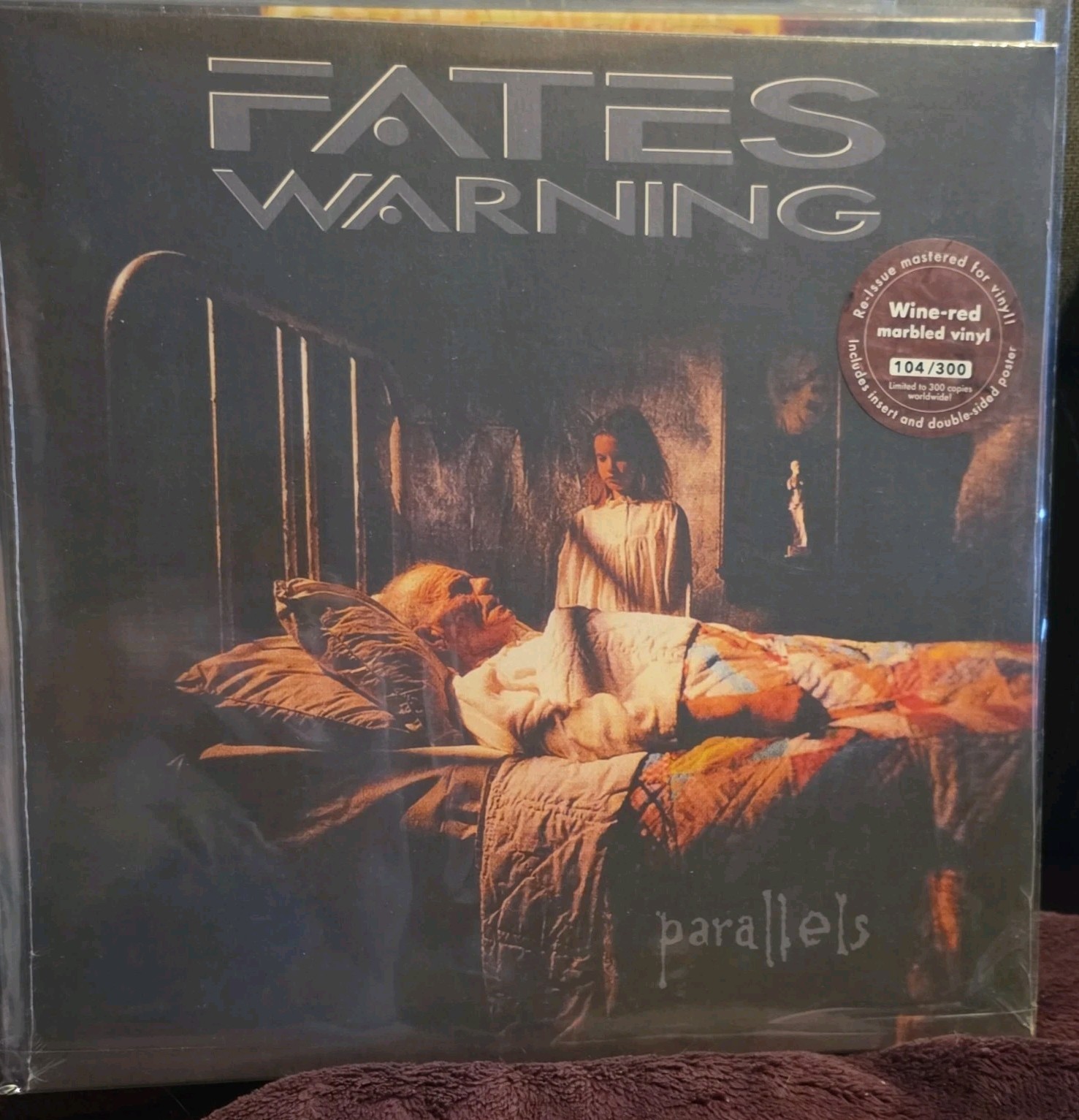 Fates Warning Parallels Ltd Reissue Wine-Red Marbled Vinyl 12\