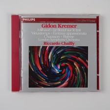 Gidon Kremer CD Milhaud Vieuxtemps Chausson London Symphony Riccardo Chailly 199 picture