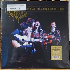 Crosby, Stills, Nash & Young - Live At Fillmore East, 1969 2 LP Clear Vinyl picture