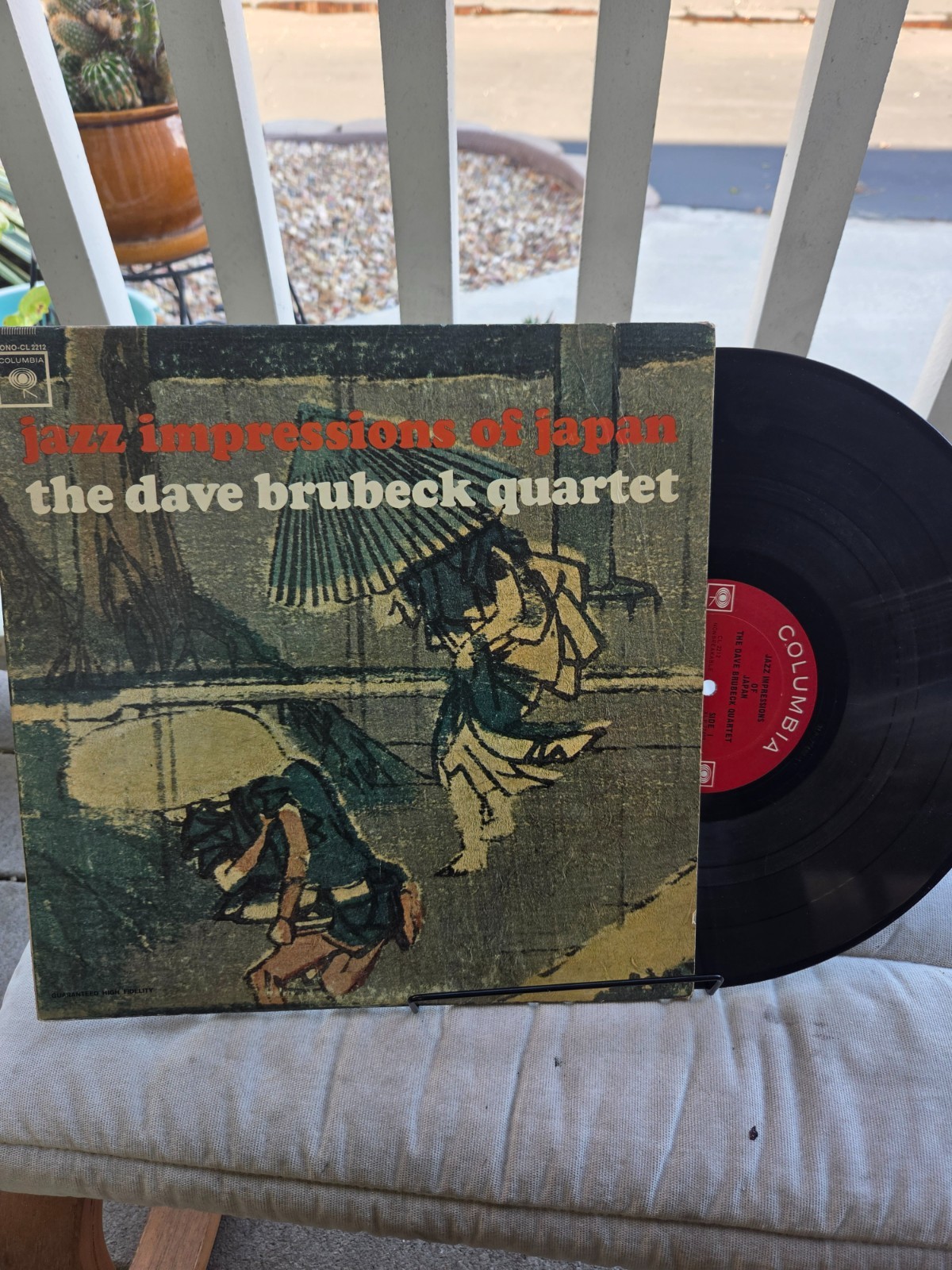 Jazz Impressions Of Japan by The Dave Brubeck Quartet (Columbia CL 2212) LP VG