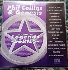 LEGENDS KARAOKE CDG PHIL COLLINS & GENESIS #151 POP OLDIES 16 SONGS CD+G picture