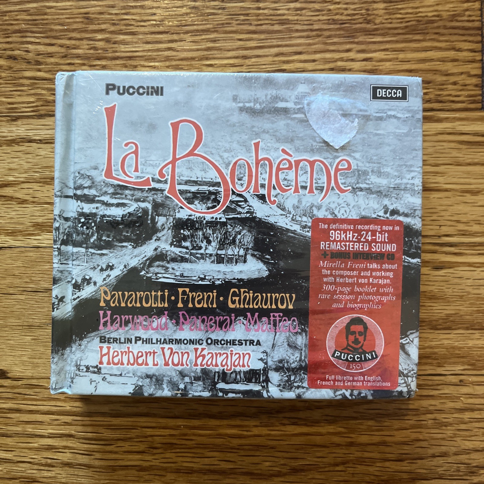 Giacomo Puccini: La Boheme - Booklet (CD, 2008, 2 Disc, Decca) New Sealed
