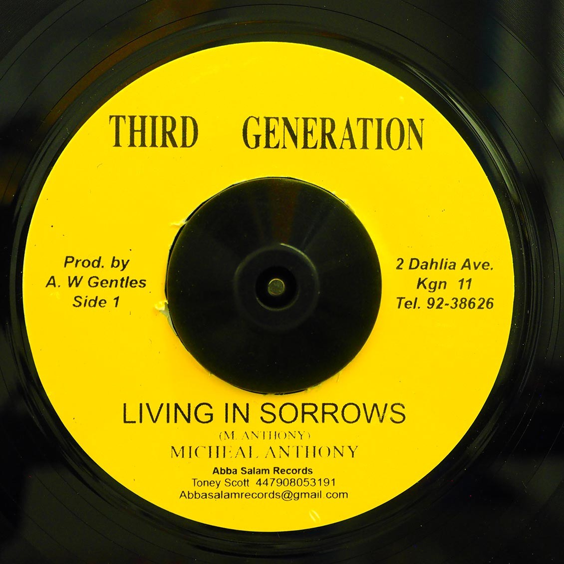Michael Anthony - Living In Sorrows  /  Version [New Vinyl 7\
