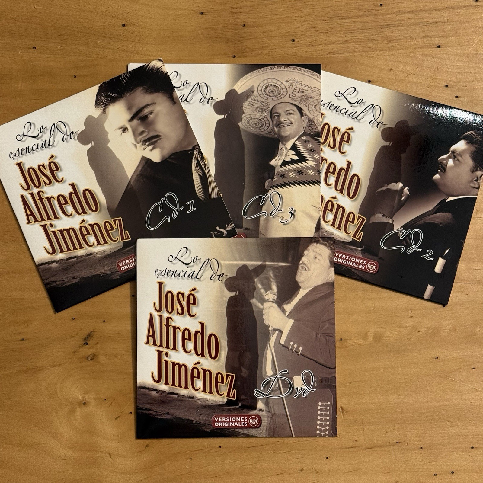 José Alfredo Jiménez RARE 3 CD+DVD Lo Esencial de José Alfredo Jiménez 2008