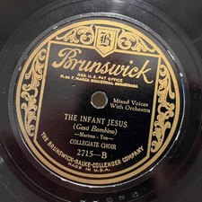 COLLEGIATE CHOIR - Infant Jesus / Bethlehem (1927) 10