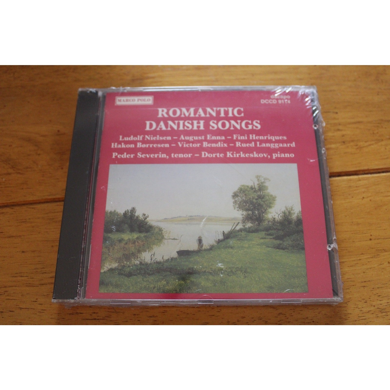 Romantic Danish Songs CD Peder Severin Dorte Kirkeskov Marco Polo Classical 1991