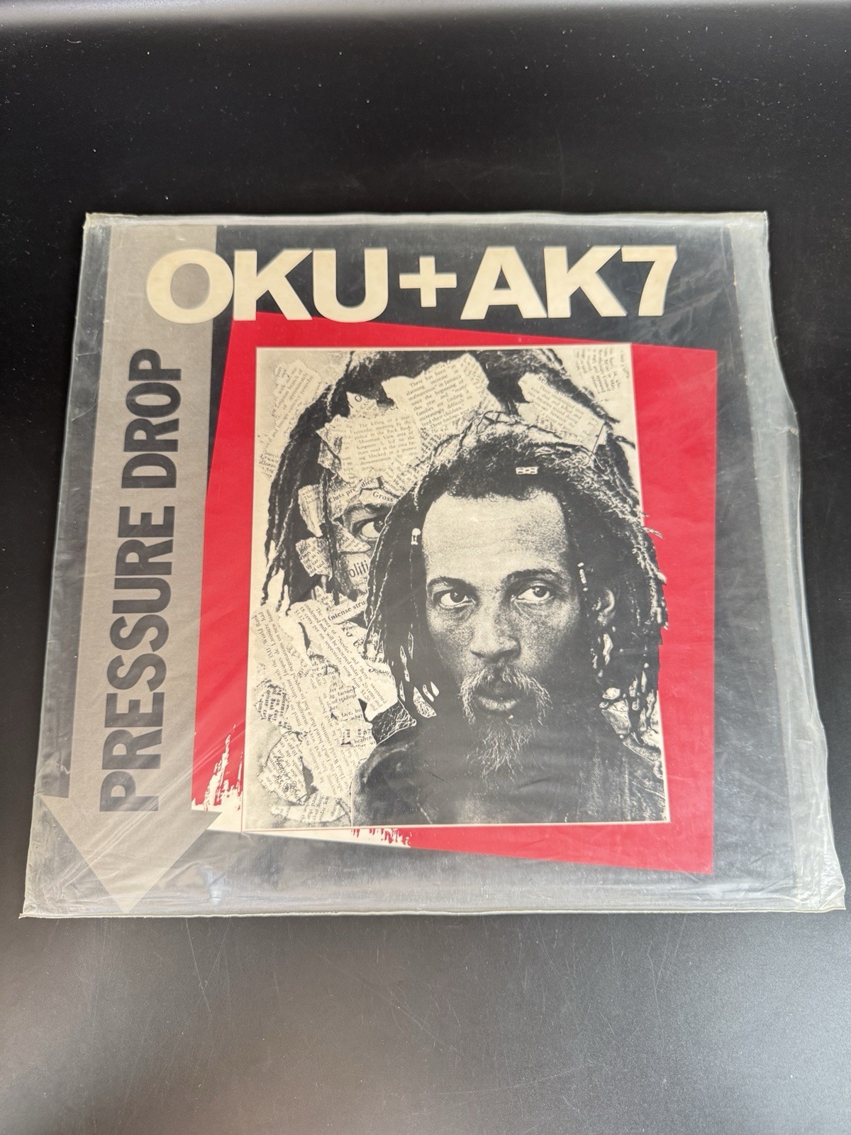 Oku Onuora AK7 Pressure Drop Vinyl LP Original 1984 US Press Heartbeat HB-26