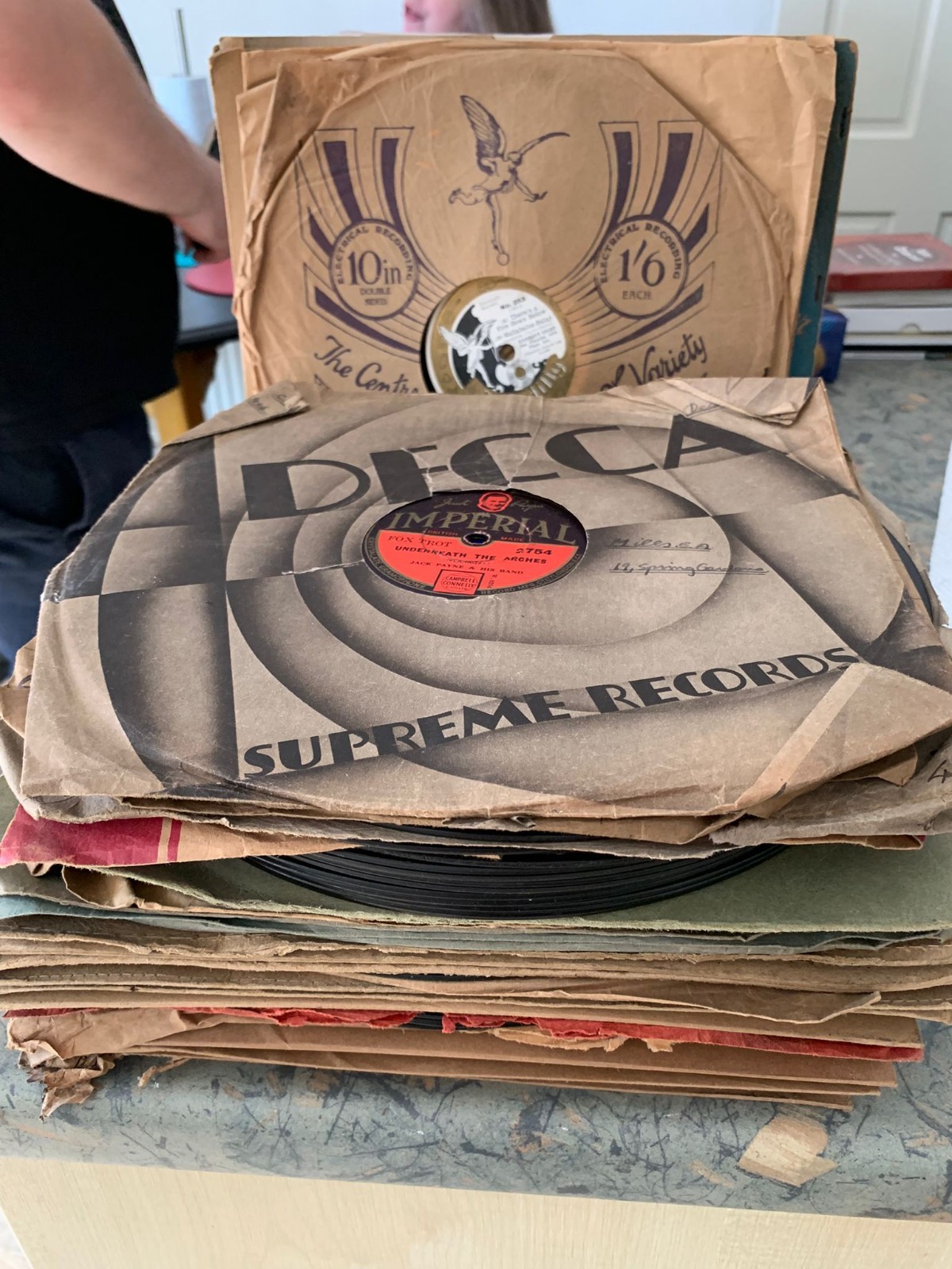 lot/collection/bundle 50 early 78rpm gramophone records for windup  all pre 1930