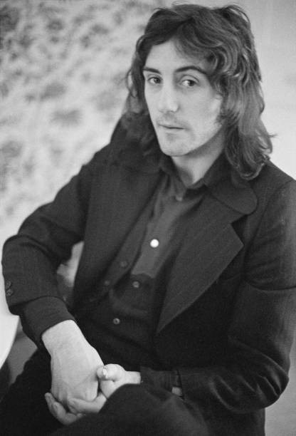 Wings Guitarist Denny Laine At The Offices Of The Group\'s Publicis- Old Photo