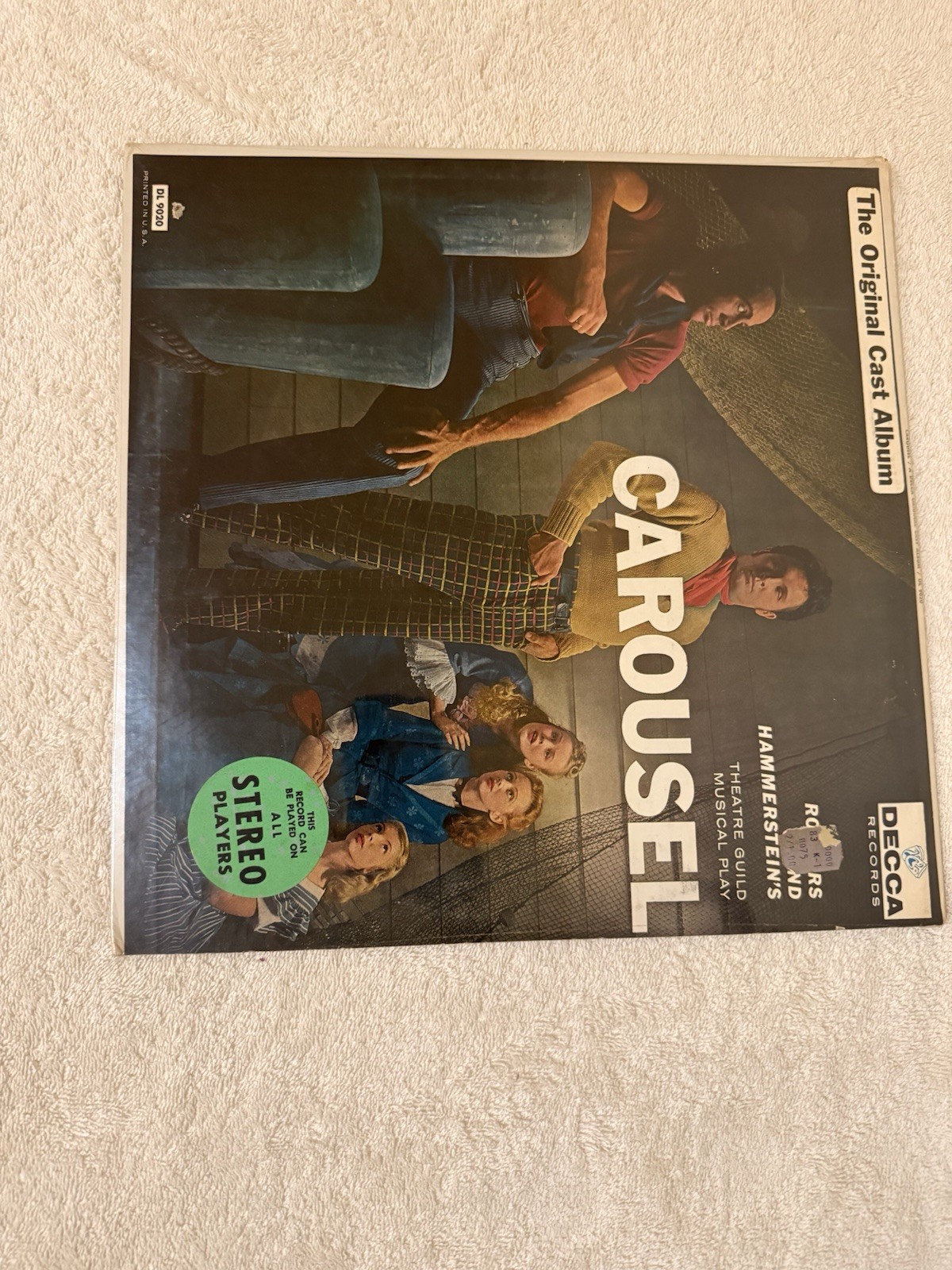Carousel Original Cast Album (Decca DL 9020) — Stereo Reissue — $15 OBO
