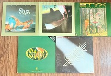 Lot of 5 Styx Vinyl LPs Audiophile 1/2 Speed Equinox & Cornerstone Radio Special picture