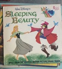 Walt Disney SLEEPING BEAUTY VINYL LP 1962 Record DQ-1228 Disneyland VTG picture