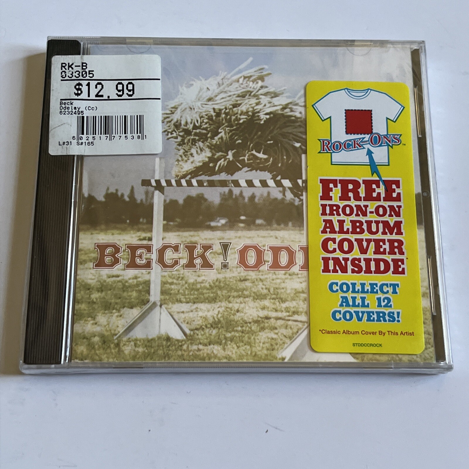 BECK Odelay Iron On  T-Shirt CD 90s Vintage Rare y2k