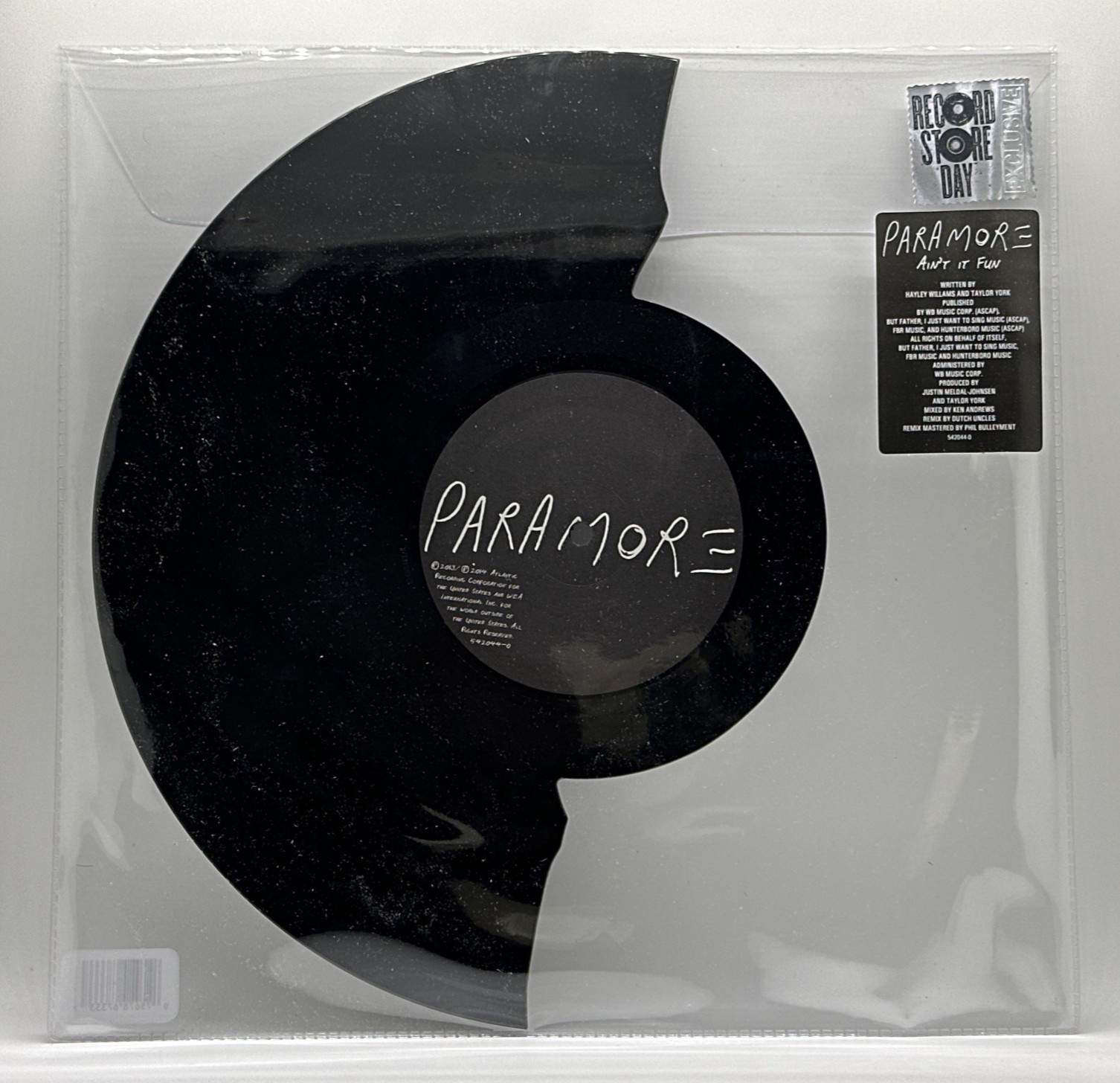 PARAMORE Ain\'t It Fun 2014 RSD Exclusive “Broken Record” Vinyl RARE 1/2700🆕☑️🔥