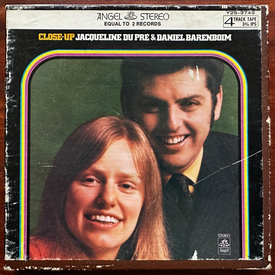 EMI/Angel Y2S 3749 Jacquilene DuPre & Daniel Barenboim - Close-Up