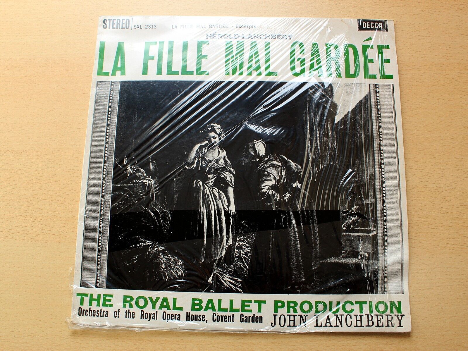EX-  John Lanchbery/Herold-Lanchbery : La Fille Mal Gardee : Excerts/Decca LP