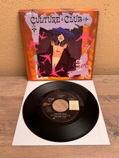 LISTEN 🎶 CULTURE CLUB BOY GEORGE THE WAR SONG PICTURE SLEEVE VIRGIN 45 VINYL 7