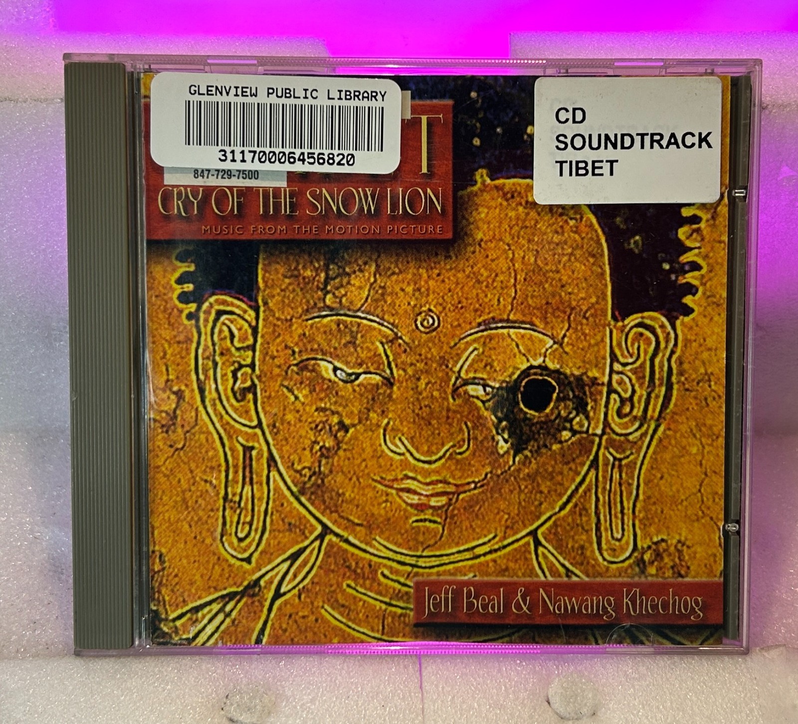 Tibet: Cry of the Snow Lion Soundtrack by Khechog & Beal (CD, 2003)&Case, Tested