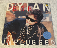 BOB DYLAN-MTV Unplugged- 1995 TWO LP STILL IN SHRINK + HYPE + LYRIC INNERS VG++ picture