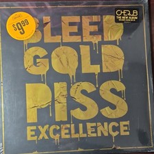 Cherub Bleed Gold, Piss Excellence Vinyl LP Cherub Music LLC Includes CD picture