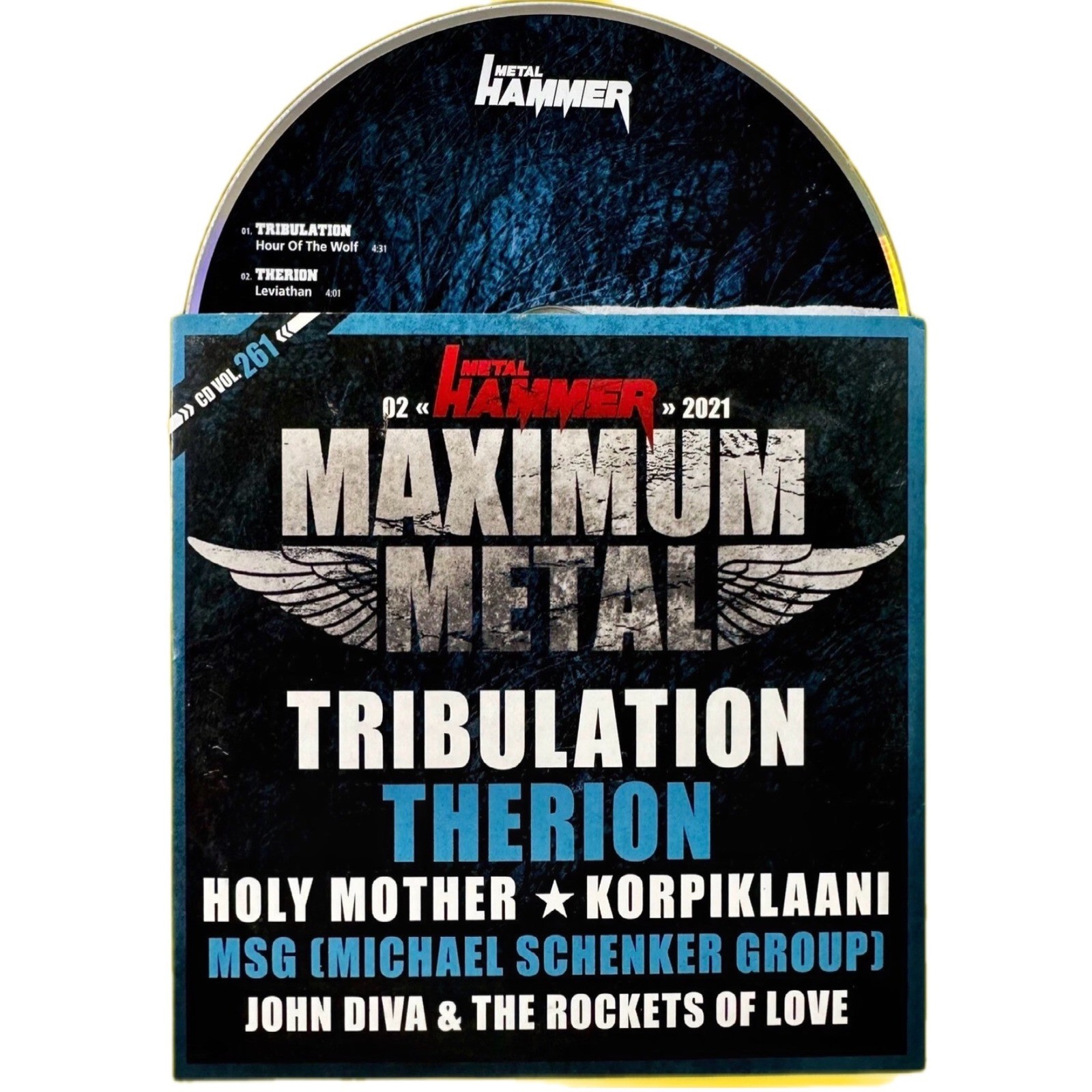 Metal Hammer Maximum Metal Vol 261 CD 2021 Tribulation Therion MSG Korpiklaani