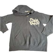 Rare Chris Brown FAME Zip Hoodie Small Original Black picture
