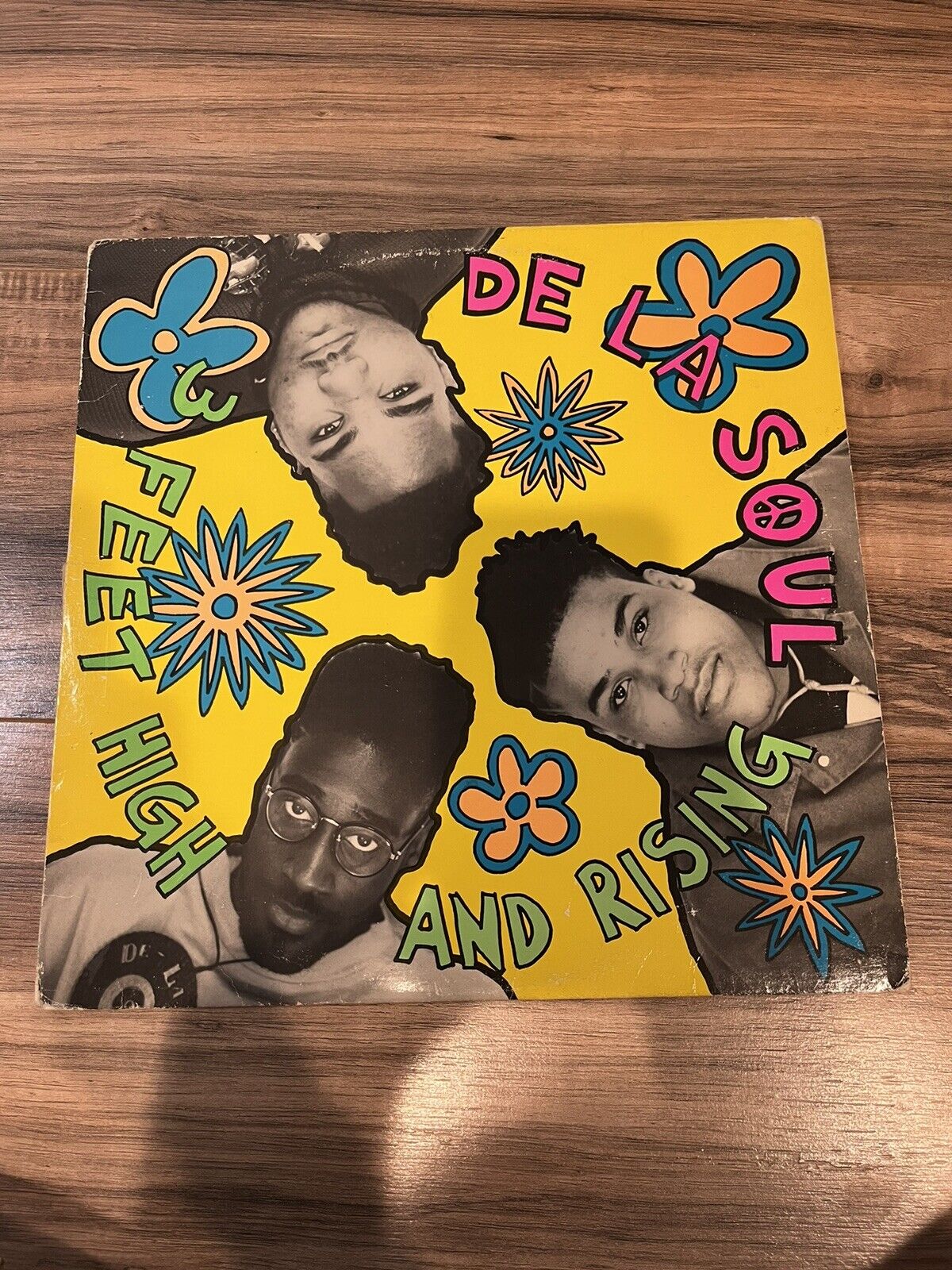 DE LA SOUL - 3 FEET HIGH AND RISING - VINYL LP  1989 TOMMY BOY TB 1019 Vintage