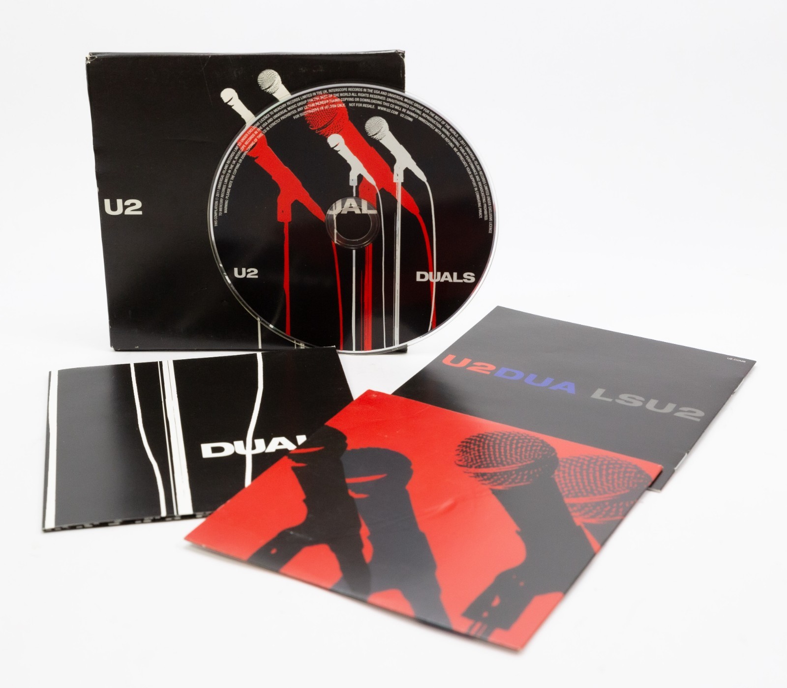 U2 Duals CD 2011 Fan Club Only U2.COM Complete Poster Booklet Bono Edge Larry