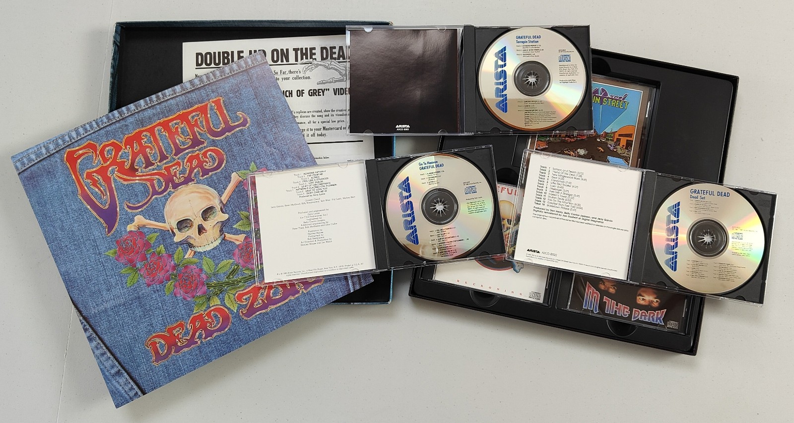 The Grateful Dead – Dead Zone (The CD Collection 1977-1987) ARISTA ACD6-8530 BOX