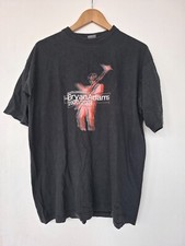 Bryan Adams T Shirt 2000 2001 Original Vintage Size L Black Music Concert Tee picture