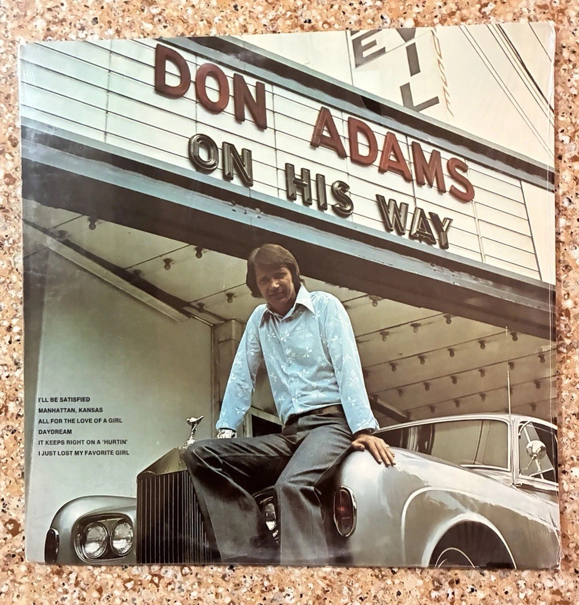 Don Adams On His Way 1973 Vinyl LP Atlantic Stereo SD 7280 Shrink EX/EX
