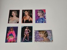 6 x Taylor Swift Panini Stickers - POP STARS 2025 21, 22,26,32,38 & 40 - MUSIC picture
