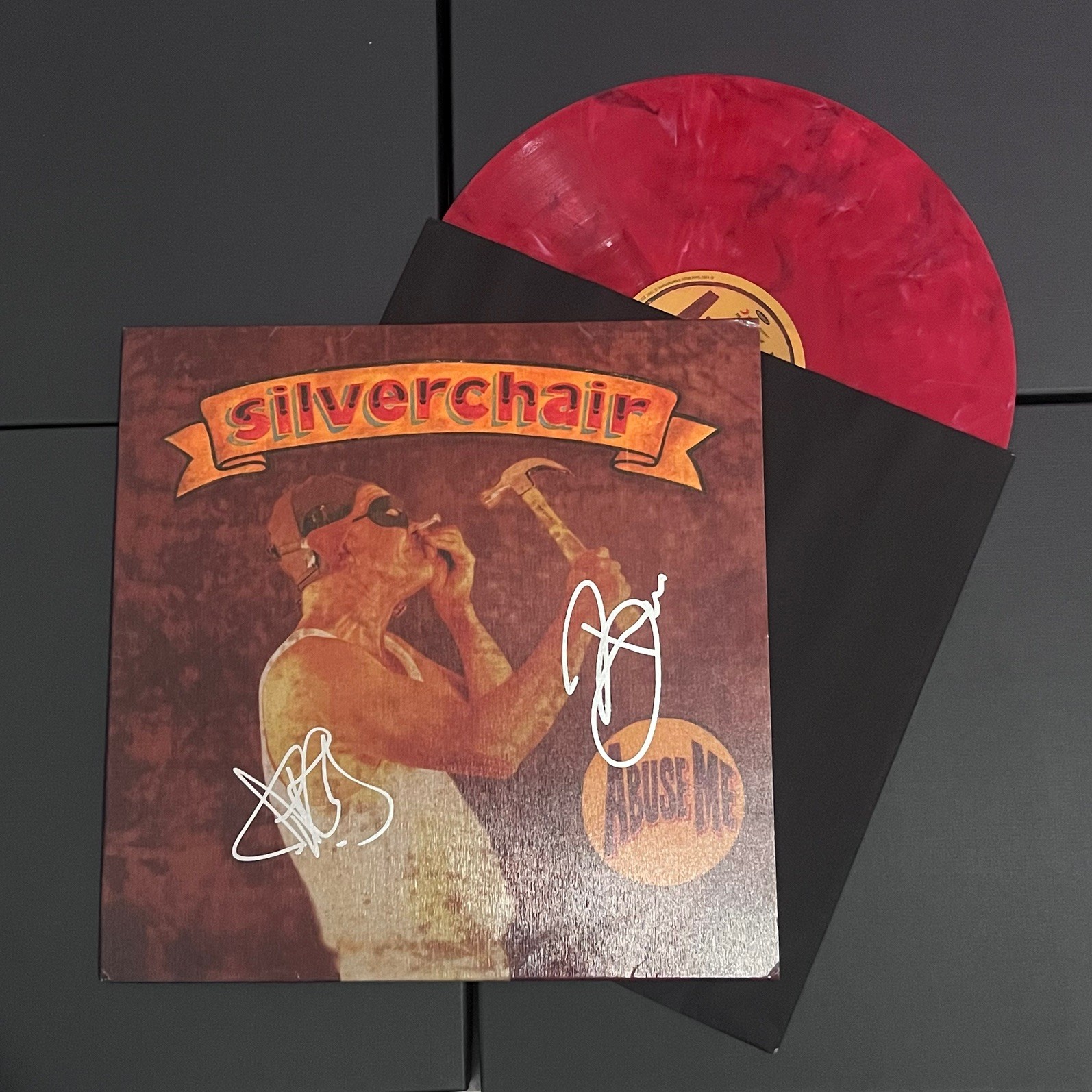 Signed Silverchair - Abuse Me (2022 Ltd Ed Vinyl EP) Autograph Ben & Chris 