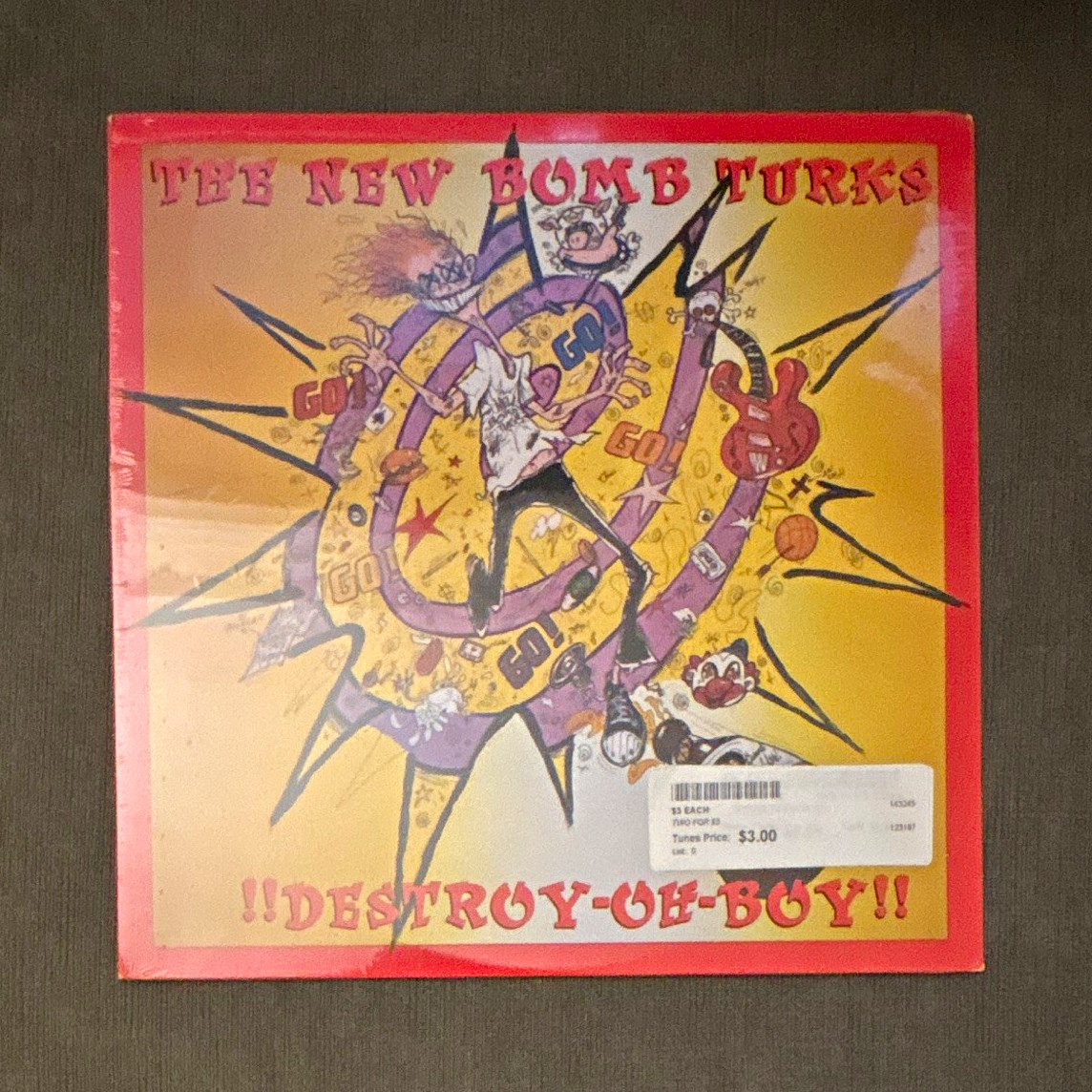 The New Bomb Turks Destroy-Oh-Boy Vinyl LP Crypt Records Rock  Sealed New