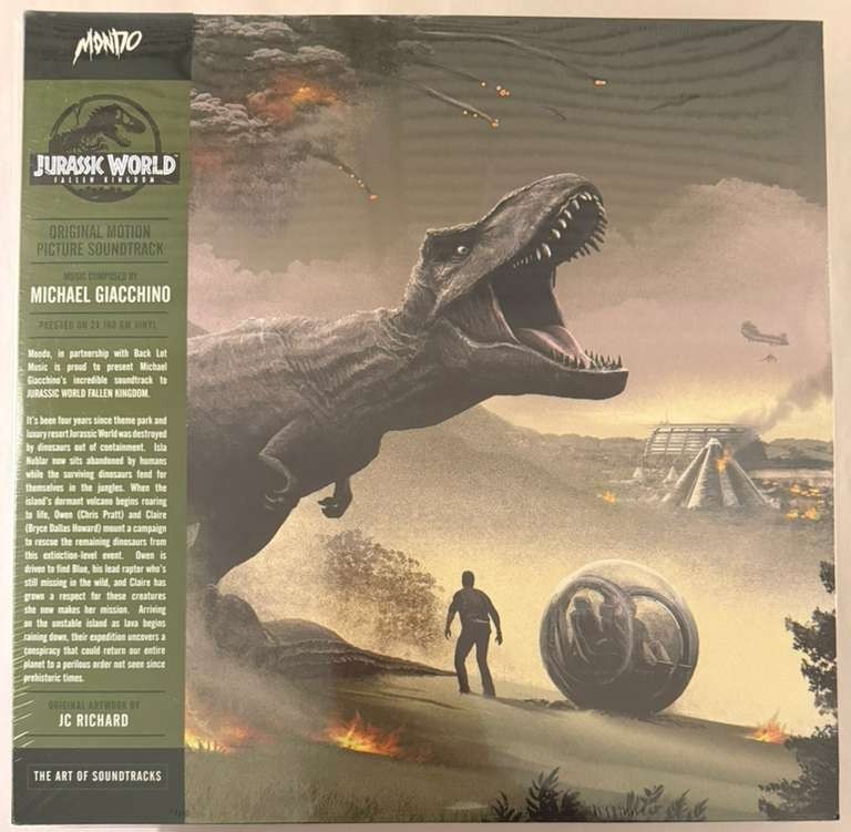 JURASSIC WORLD: FALLEN KINGDOM (SOUNDTRACK) - 180G VINYL 2LP VOLCANO MOND-133C
