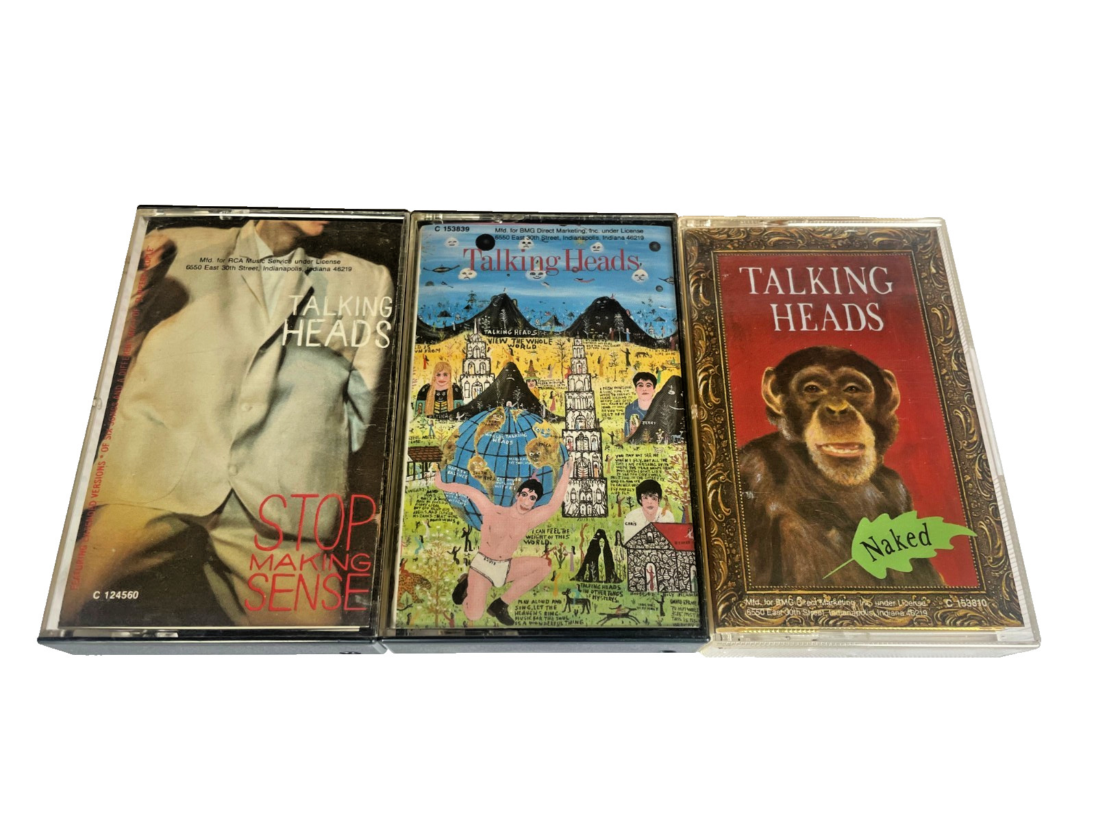 Vintage Talking Heads Rock Cassette Tape Lot - AS IS