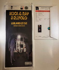 KOOL G RAP & DJ POLO LIVE AND LET DIE LONGBOX CD SEALED AMG GRADE 7 COLD CHILLIN picture