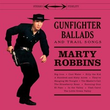 Marty Robbins – Gunfighter Ballads And Trail Songs LP Red Colored Vinyl Record picture