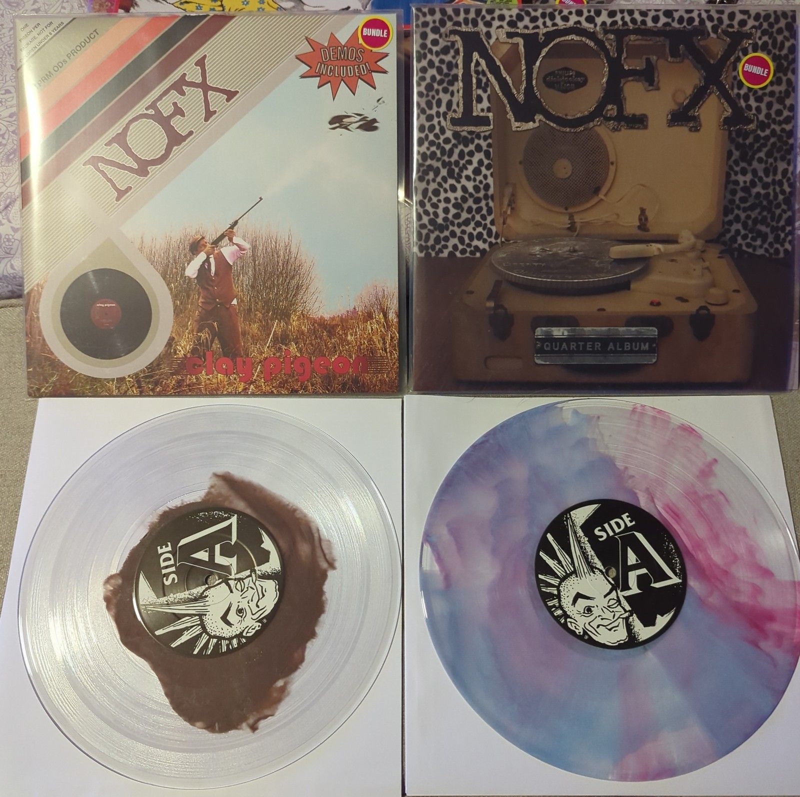 NOFX - Quarter Album/Clay Pigeon Demos Punk Museum Bundle Exclusive 10”