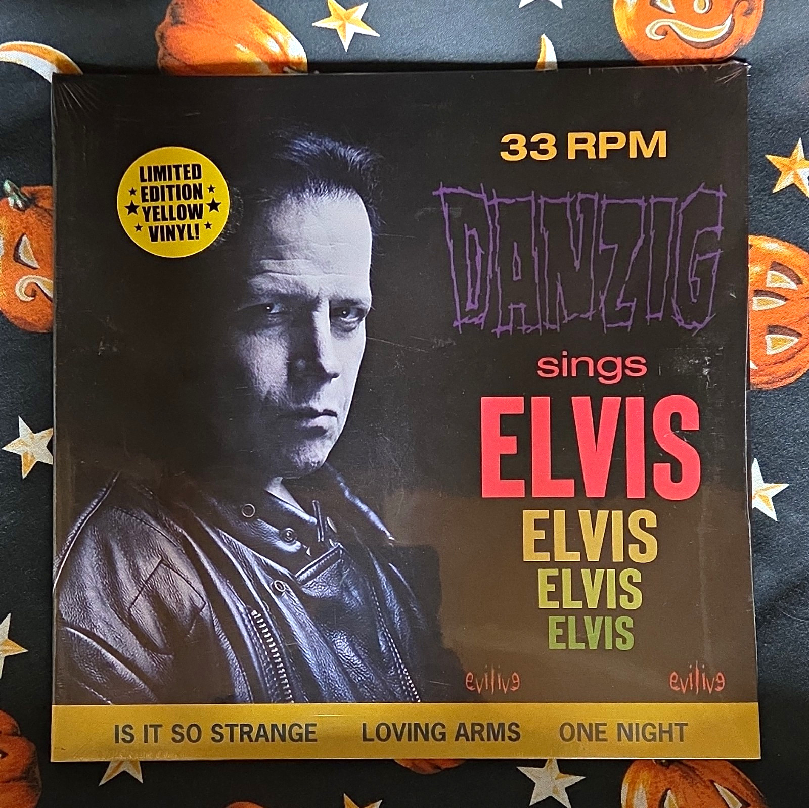 Danzig - Sings Elvis 2020 Cleopatra Limited Edition Yellow Vinyl LP 33 RPM