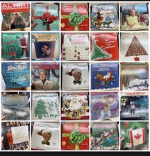 5  Albums LP Vintage Random CHRISTMAS  VINYL RECORD Mixed Holiday Lot  picture