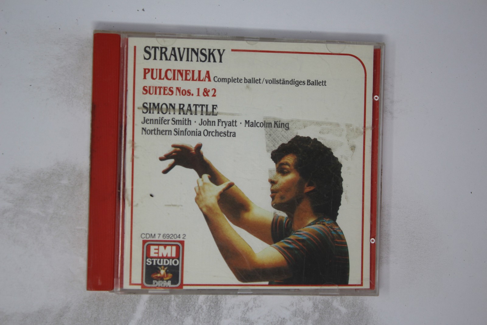 Stravinsky Pulcinella Complete Ballet Suites 1 & 2 CD Simon Rattle Emi