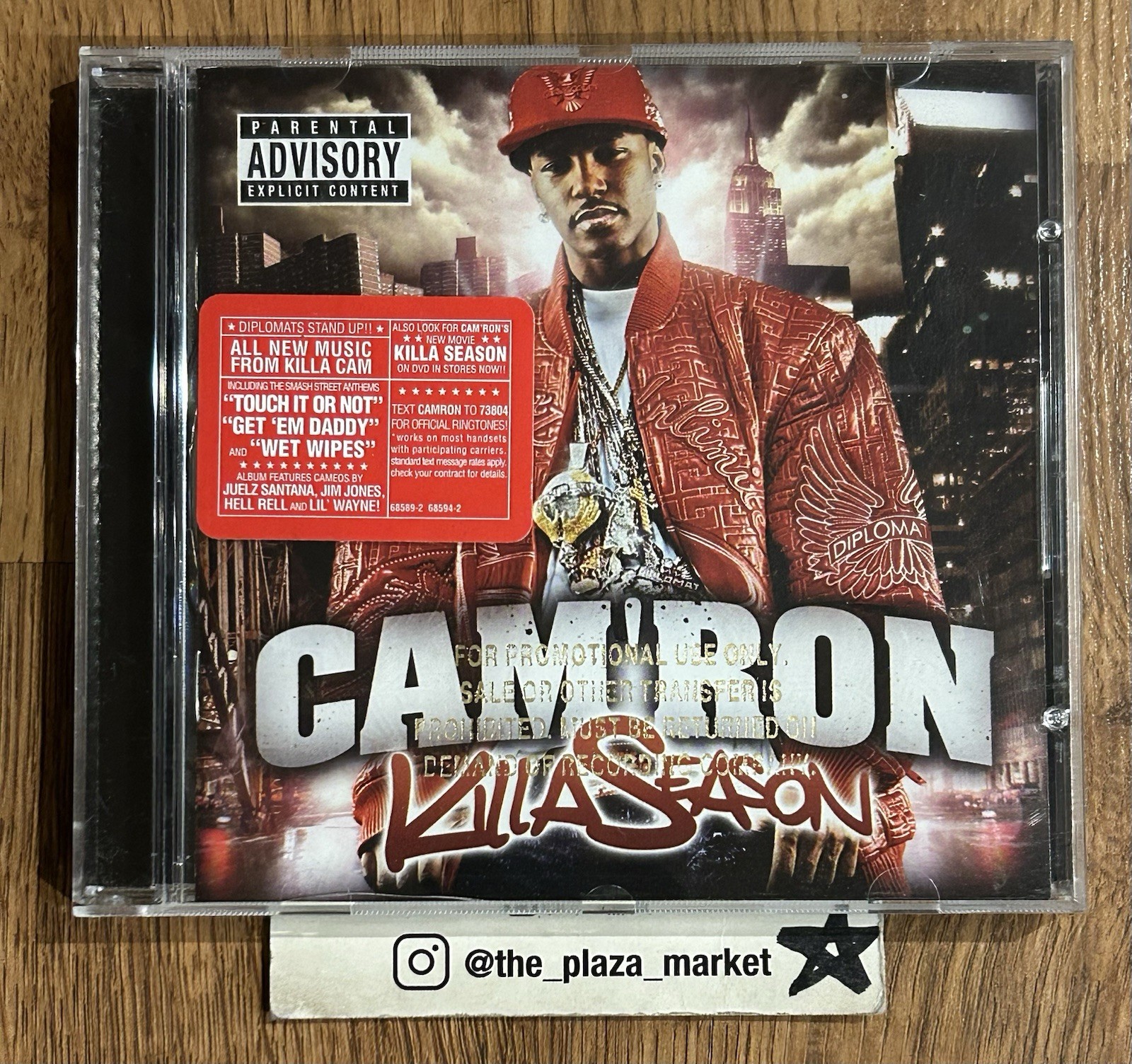 Cam'ron Killa Season CD New rare Promo stamped edition Out of print Camron music